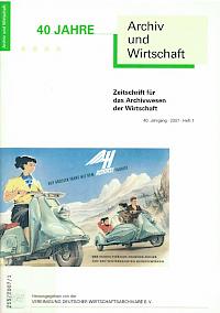 Titelseite der Archiv und Wirtschaft Ausgabe 2007 / Heft 1
