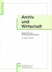 Titelseite der Archiv und Wirtschaft Ausgabe 1997 / Heft 2
