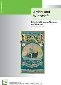 Titelseite der Archiv und Wirtschaft Ausgabe 2009 / Heft 2