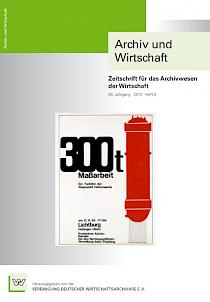 Titelseite der Archiv und Wirtschaft Ausgabe 2010 / Heft 3