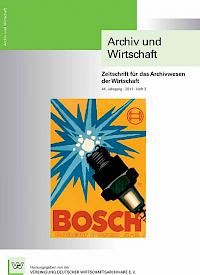 Titelseite der Archiv und Wirtschaft Ausgabe 2011 / Heft 3