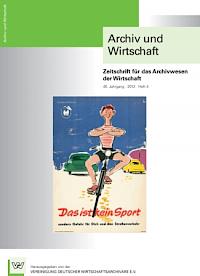 Titelseite der Archiv und Wirtschaft Ausgabe 2012 / Heft 4