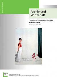 Titelseite der Archiv und Wirtschaft Ausgabe 2013 / Heft 4