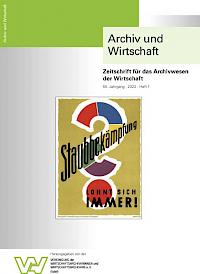 Archiv und Wirtschaft Coverbild 2022 / Heft 1 – Themenheft "Archive in der Sozialwirtschaft"