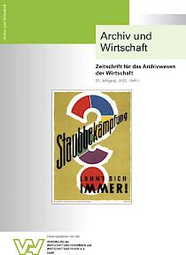 Archiv und Wirtschaft 2022 / Heft 1 – Themenheft "Archive in der Sozialwirtschaft", Titelbild