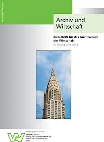 Archiv und Wirtschaft 2022 / Heft 4, Titelbild